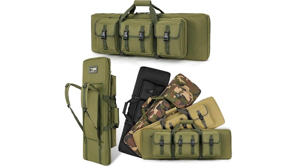 soft double rifle case