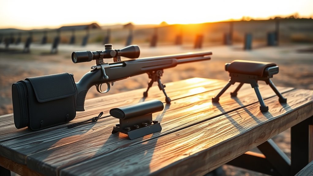stable adjustable recoil reducing rest