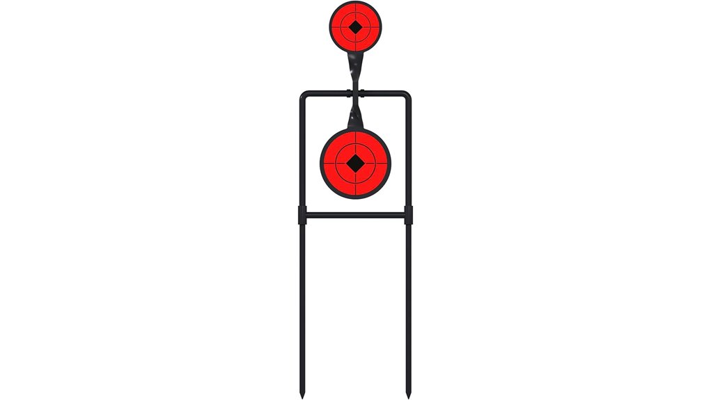 steel handgun target system