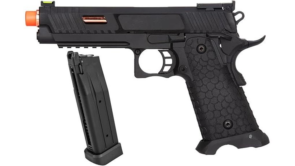 steel slide gas blowback