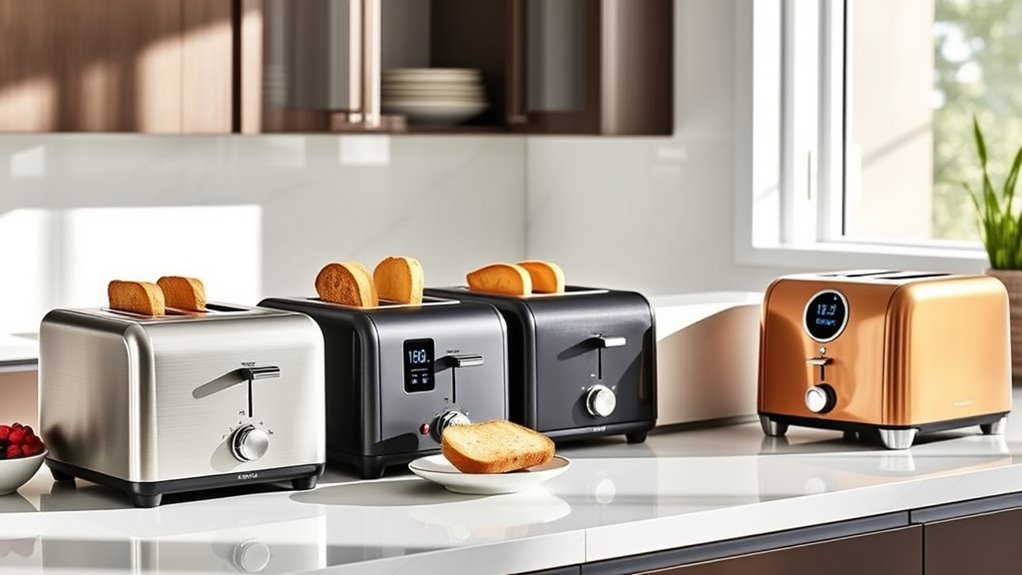 stylish toasters for kitchens