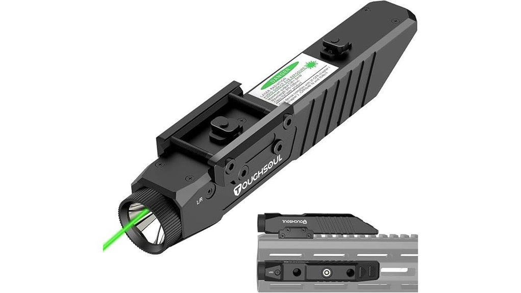 tactical green laser flashlight