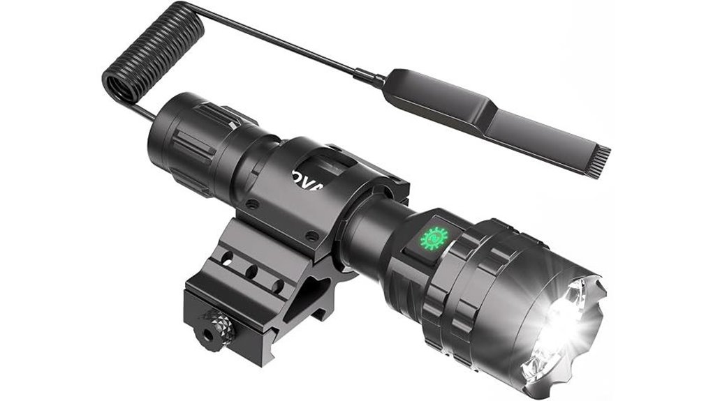 tactical led flashlight switch