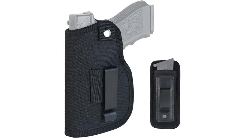 tactical pistol holster with flashlight