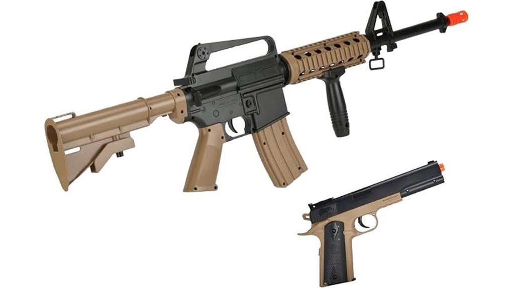 tan colt ris airsoft kit