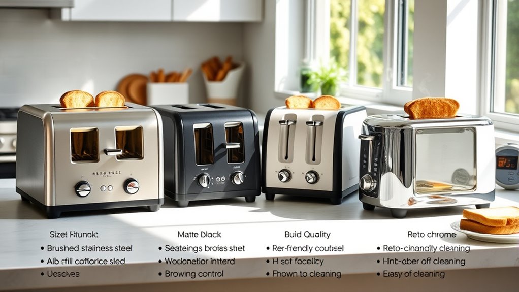 toaster features and design