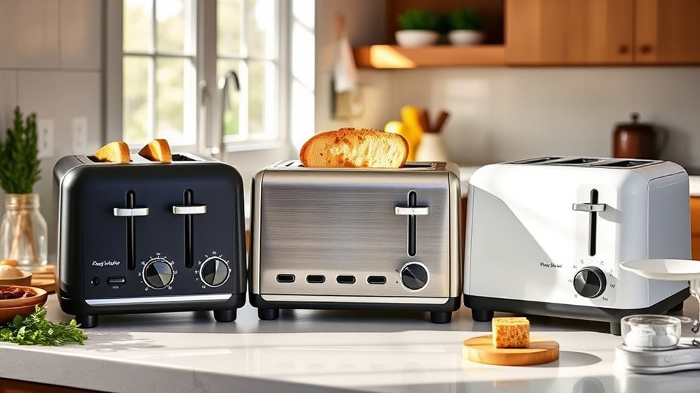 toaster features and options
