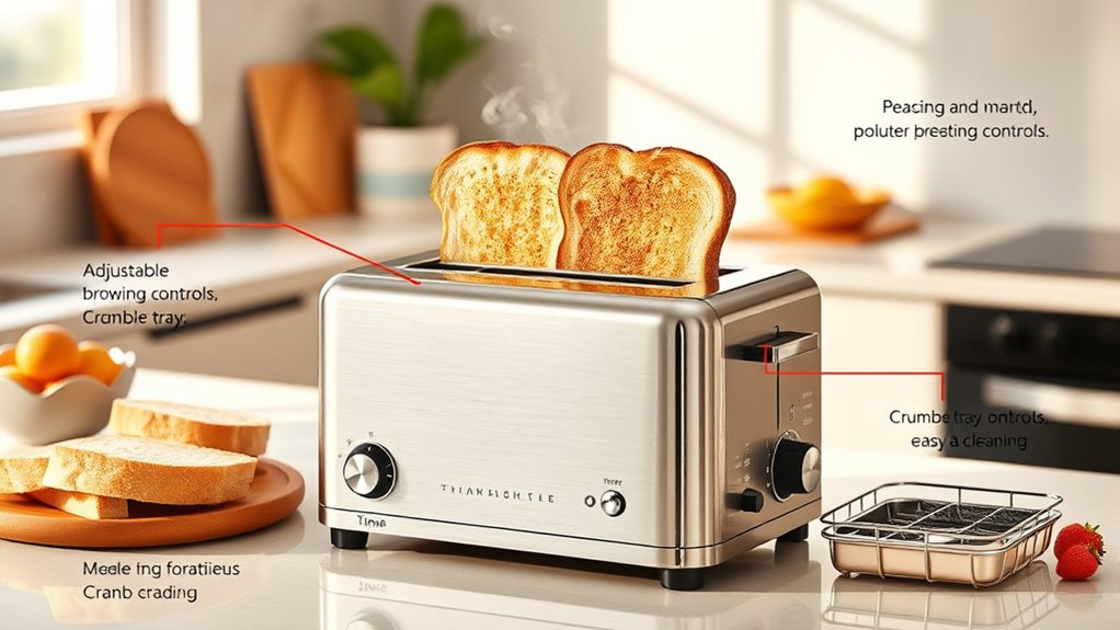 toaster features and safety