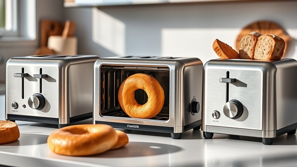 toaster features for perfect bagels