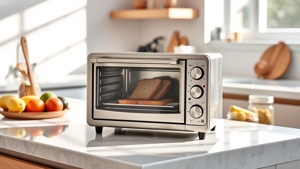 toaster oven features and options