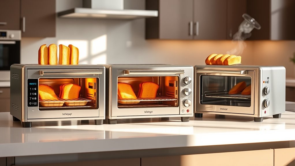 toaster oven size and features