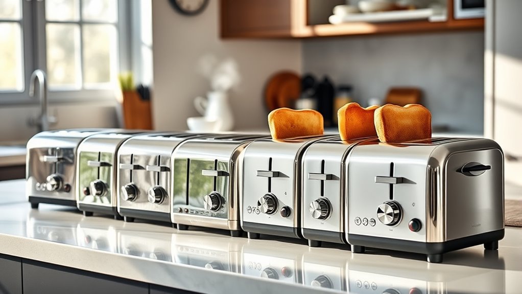 toaster slot size and features