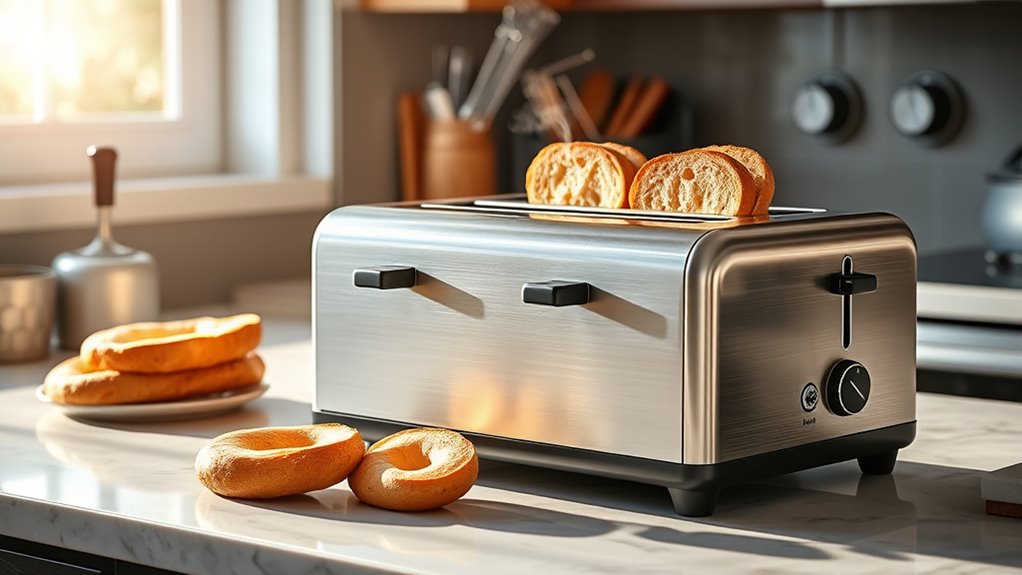 toasting safety size controls