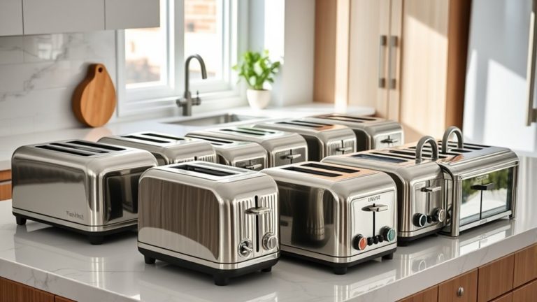 top 2 slice stainless toasters