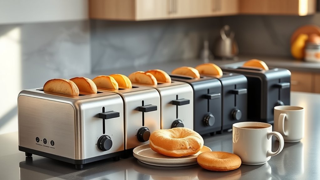 top 4 slice bagel toasters