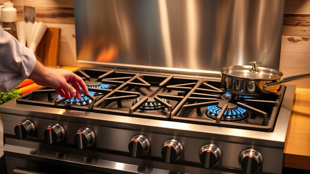 top 6 burner gas stoves