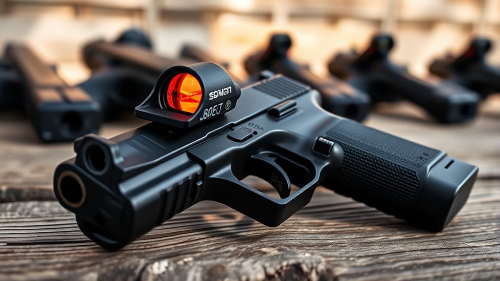 top 9mm pistol red dots