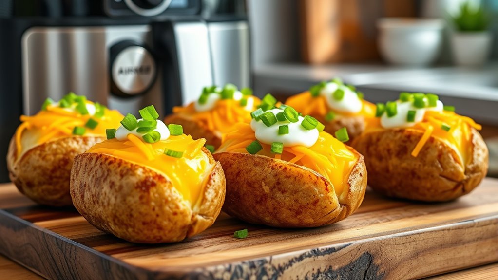 top air fryer baked potatoes