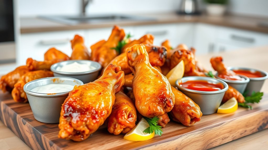 top air fryer chicken wings
