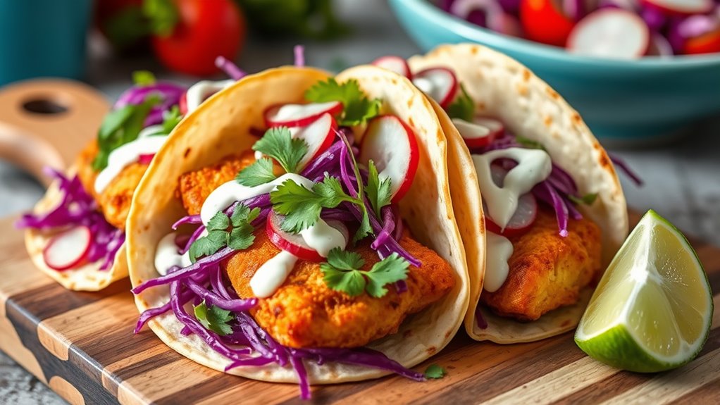 top air fryer fish tacos