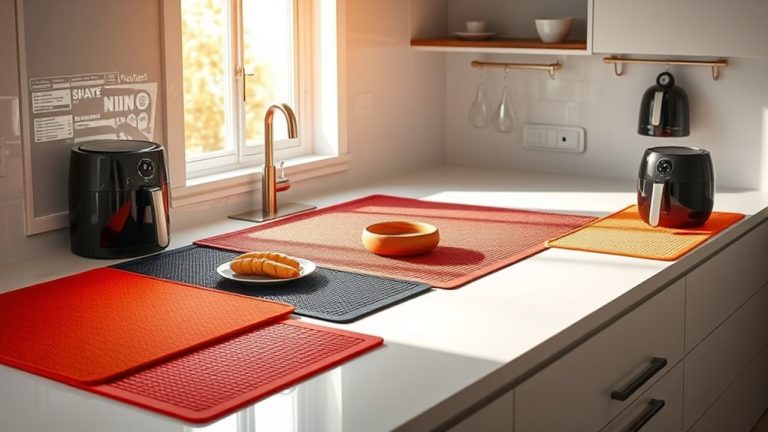 top air fryer heat mats