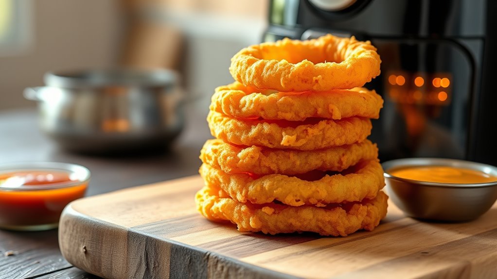 top air fryer onion ring batter