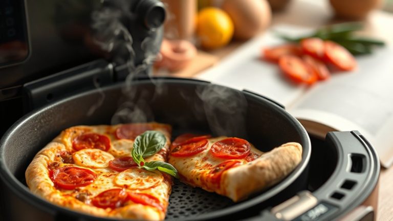 top air fryer pizza reheat tips