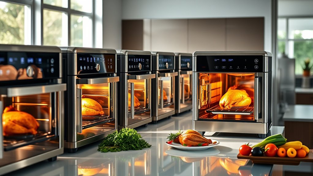 top air fryer rotisserie ovens