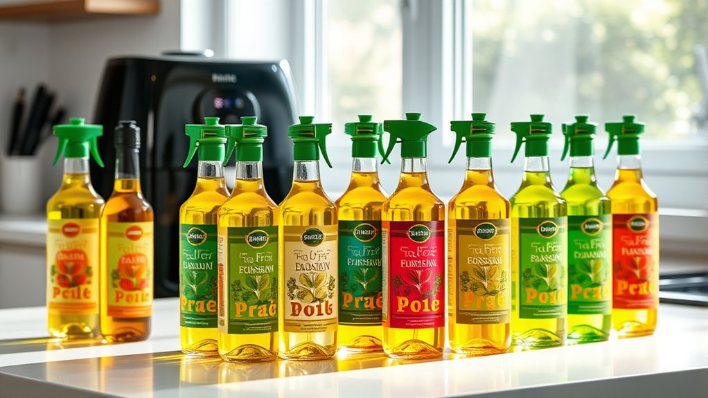 top air fryer spray oils