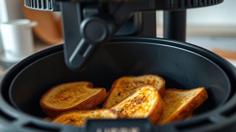 top air fryer toast settings
