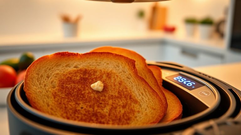 top air fryer toast settings