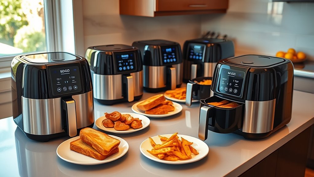 top air fryer toaster combos