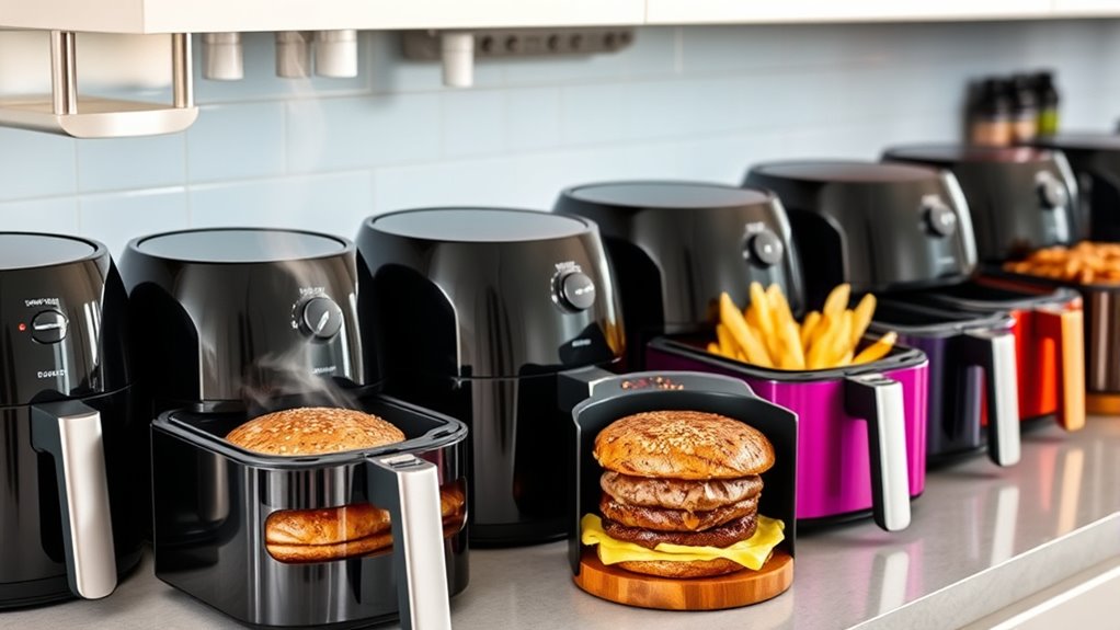 top air fryers for burgers