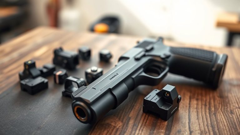 top air pistol sights