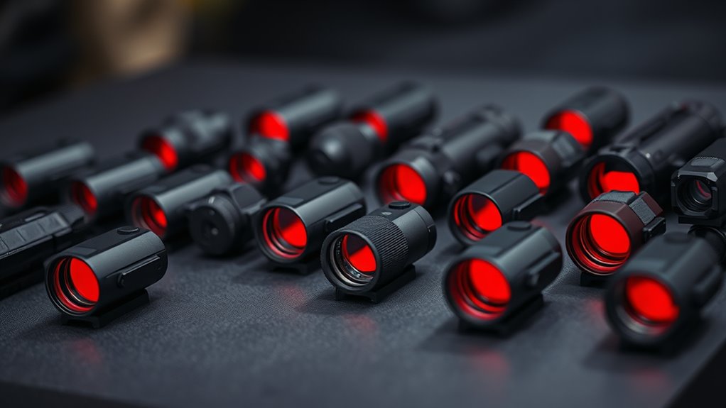top airsoft red dot sights