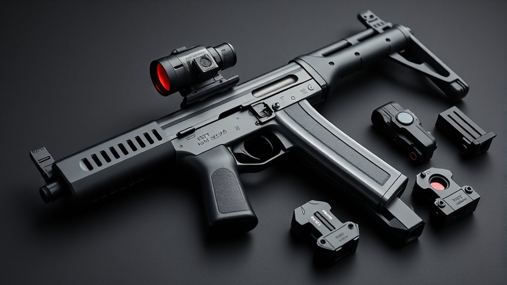 top ak pistol red dots