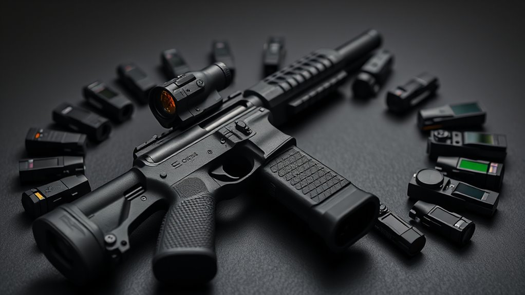 top ar pistol cqb optics