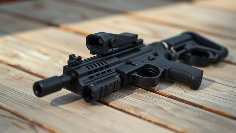 top ar pistol flip sights