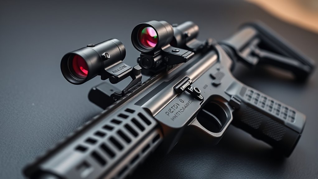 top ar pistol red dot scopes