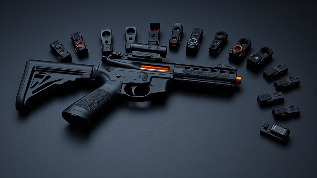 top ar pistol red dots