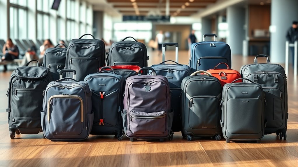 top backpack cabin luggage