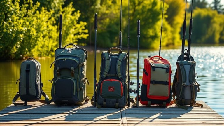top backpack fishing rod holders