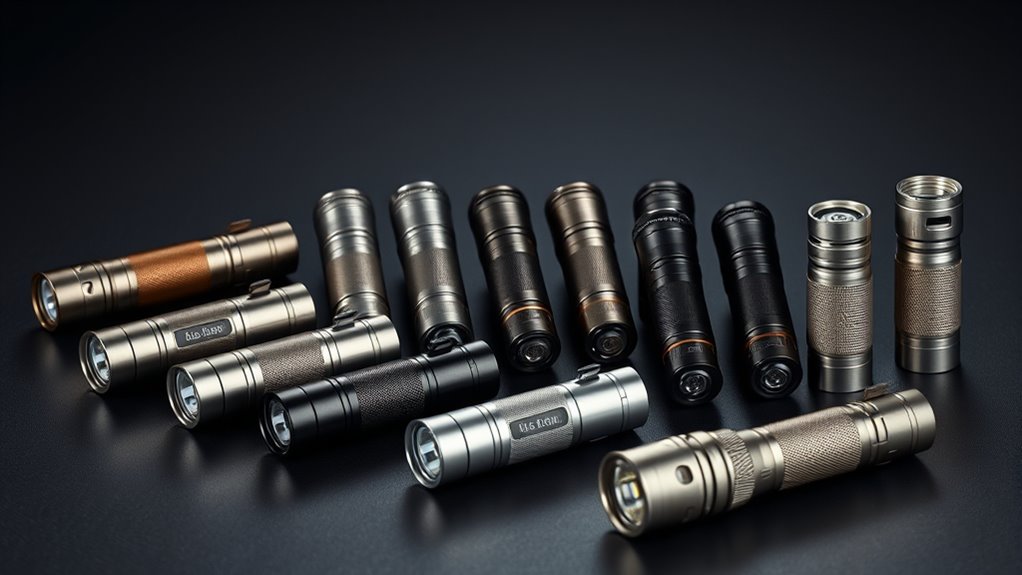 top barrel mount flashlights