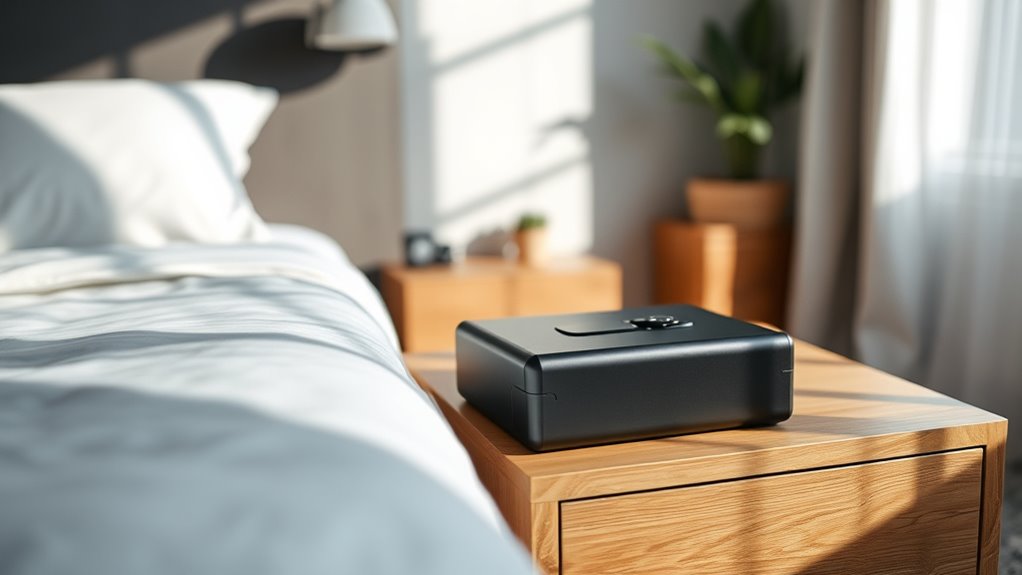 top bedside pistol safes