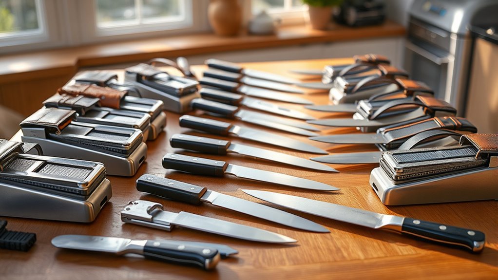 top belt knife sharpeners