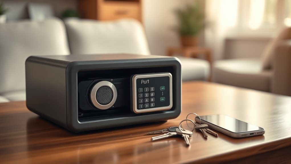 top biometric pistol safes