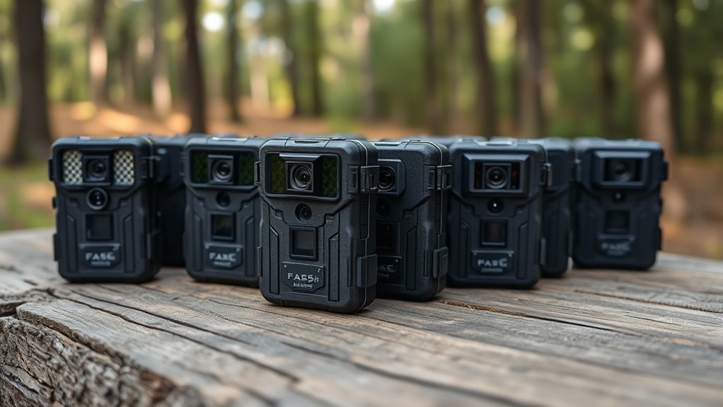 top black flash trail cameras
