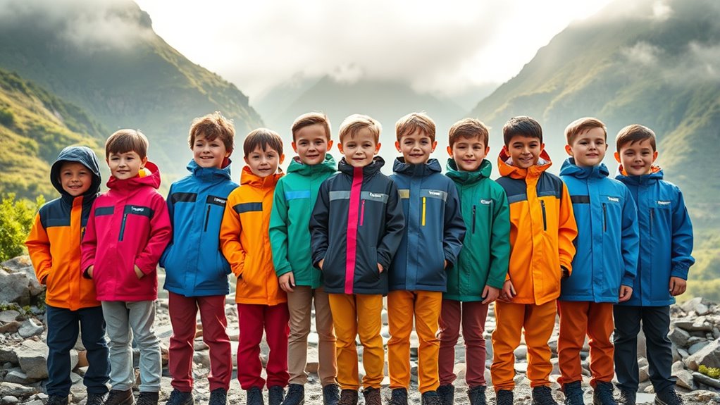 top boys waterproof jackets