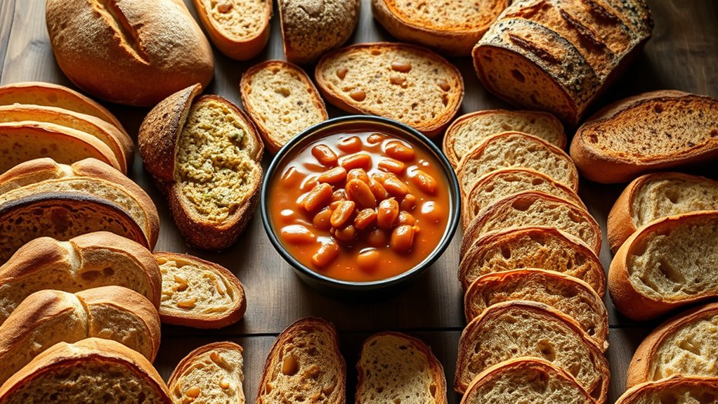 top breads for toasted beans