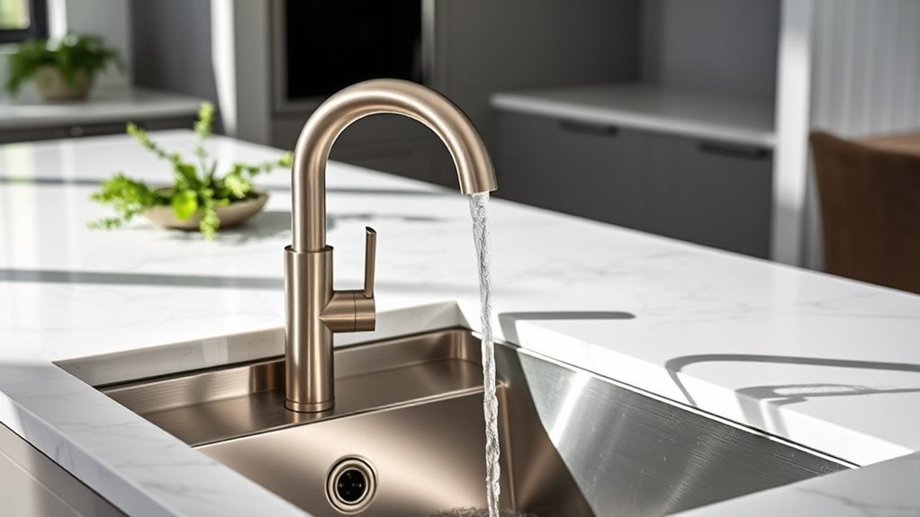 top brushed nickel faucets